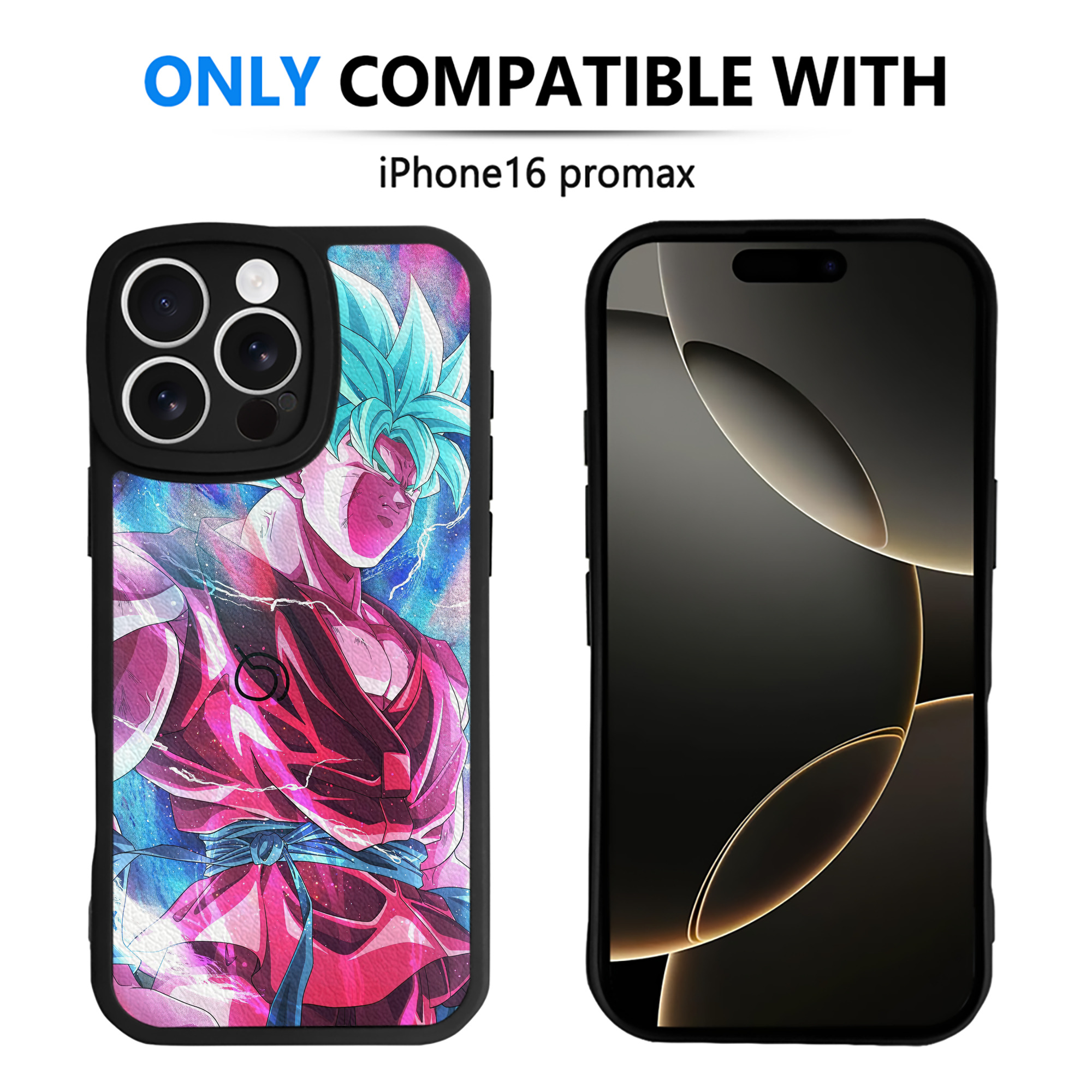 （画像用） ドラゴンボール DRAGON BALL 【iPhone 16シリーズ対応】シリコンスマホケース（レザー調） 材質：シリコン